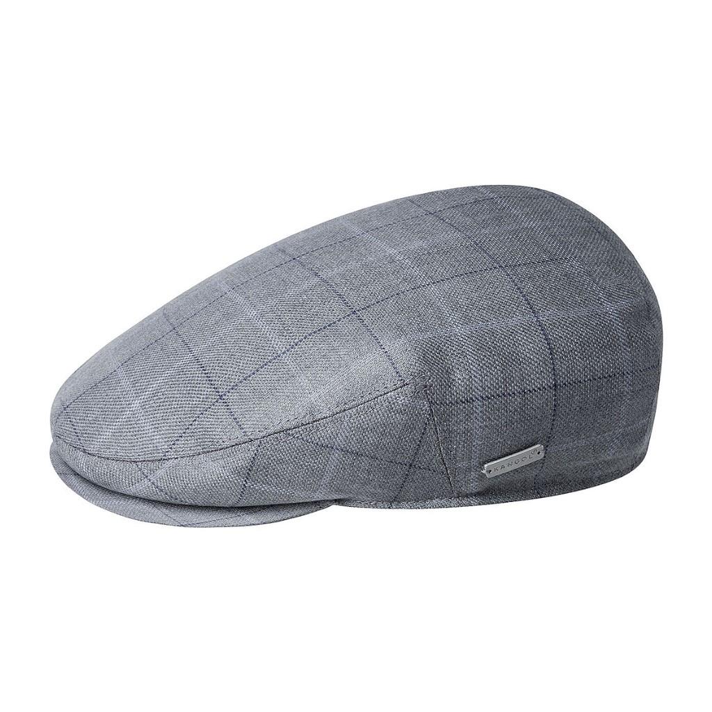 Kangol Boina British Peebles Tan Houndstooth Plaid