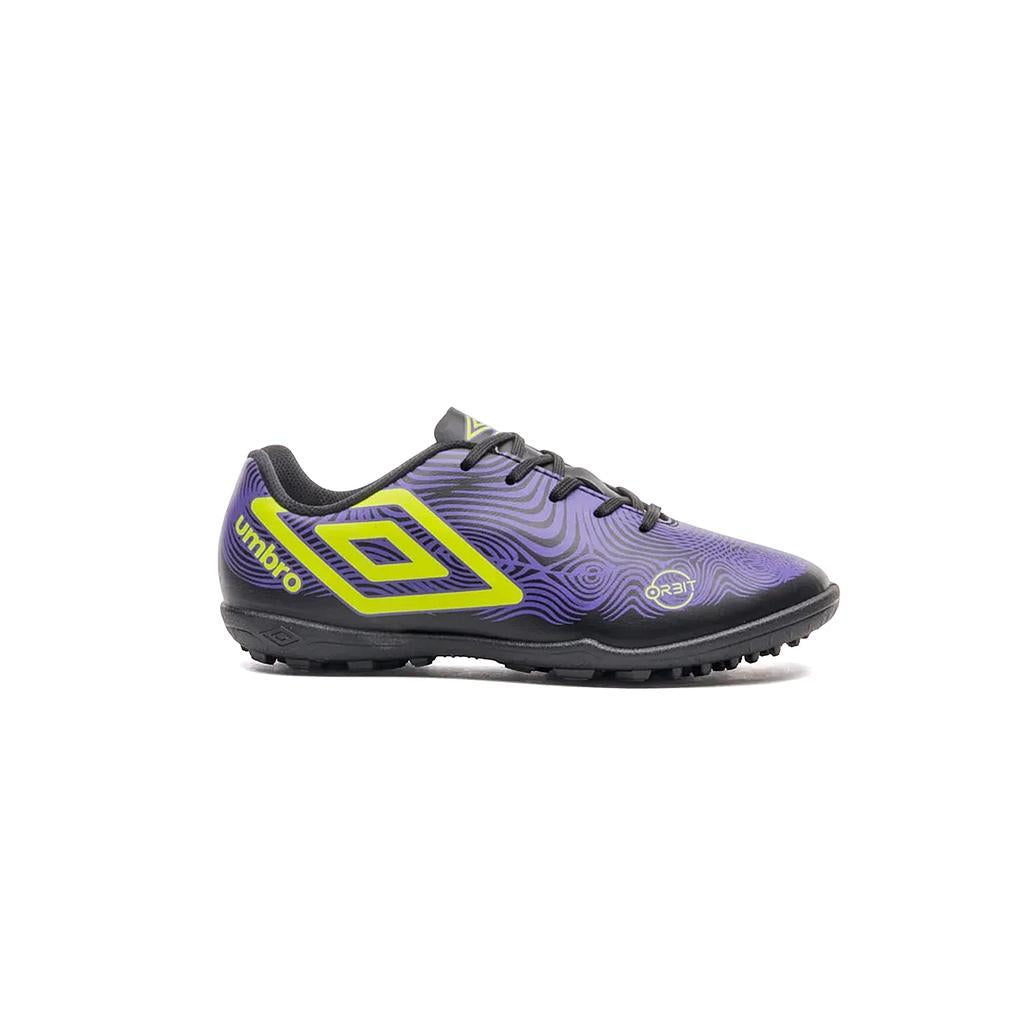 Umbro Society Niños Futbol Orbit Jr Negro/Electric Purple/Verde Limon