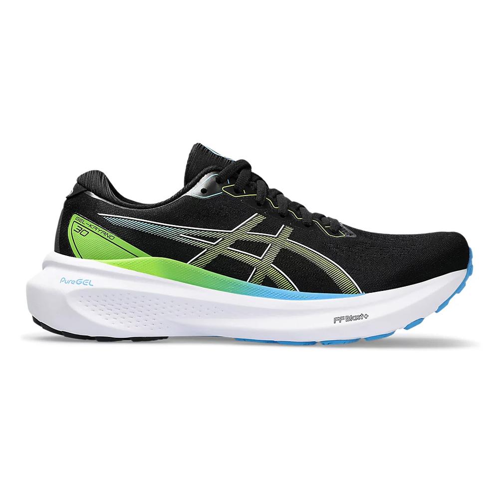 Asics Deportivos Masculino Running Gel Kayano 30 Black/Electric Lime