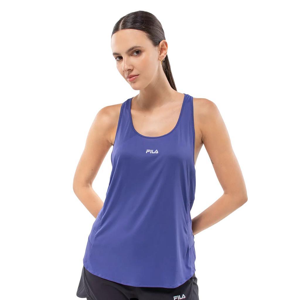 Fila Musculosas Femenino Running Tank Top Tank Block Carbon Blue