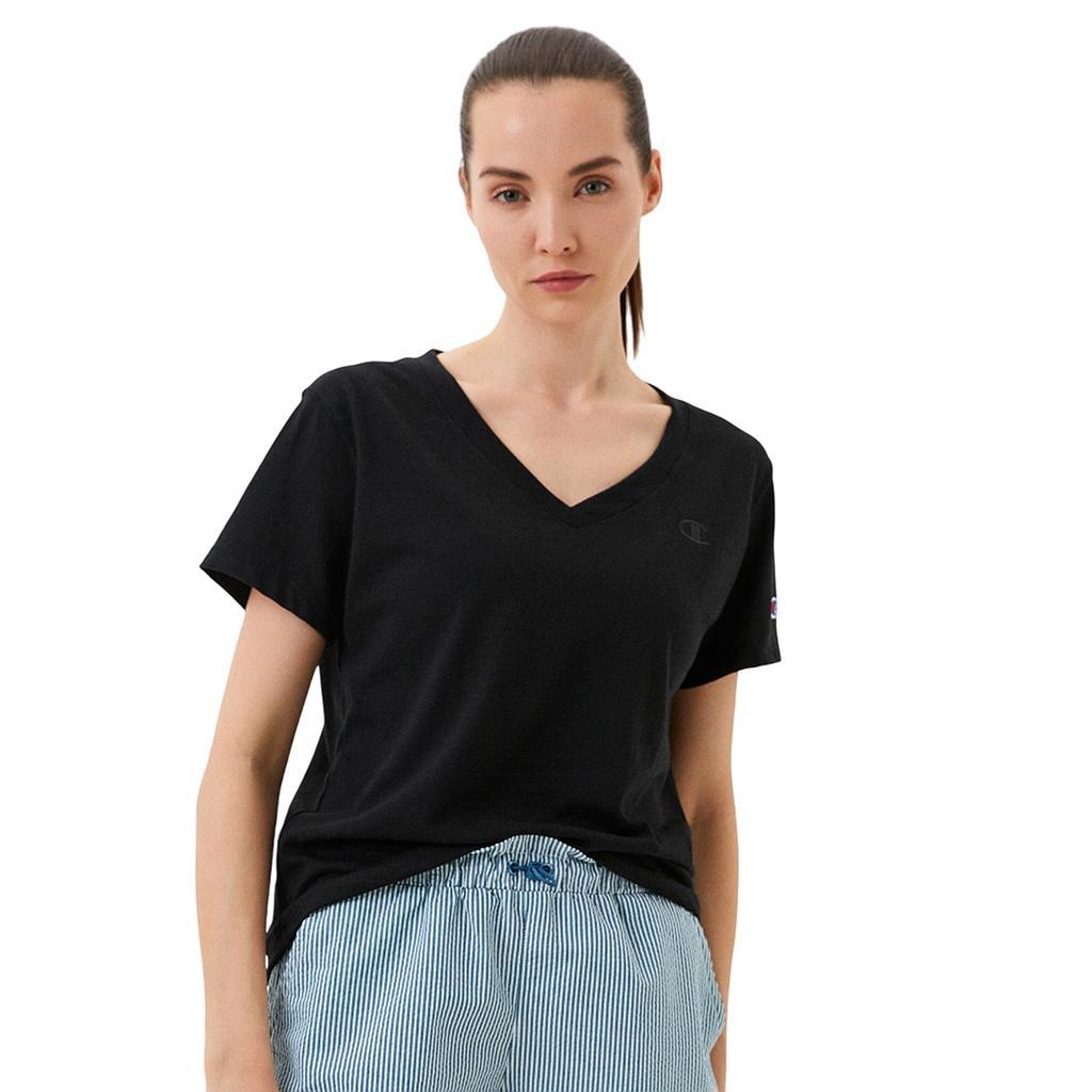 Champion Remeras Femenino Jsy Tee Black