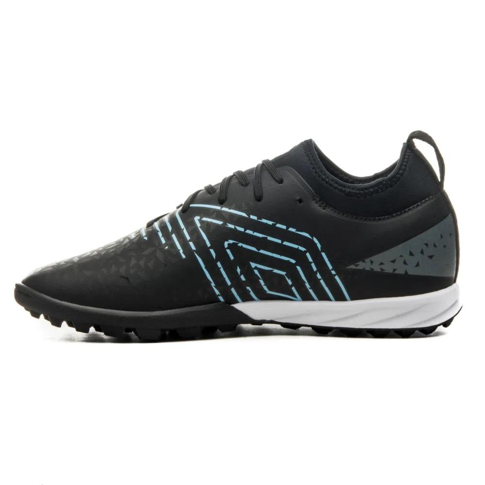 Umbro Futbol Society Masculino Adamant Club Negro/Blanco/Azul Claro