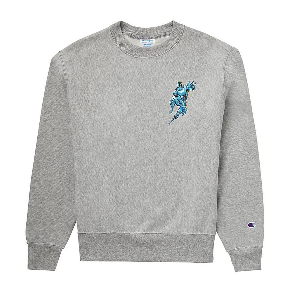 GF705925081IC Champion Sweater Unisex Reverse Weave Crew Oxford Gray