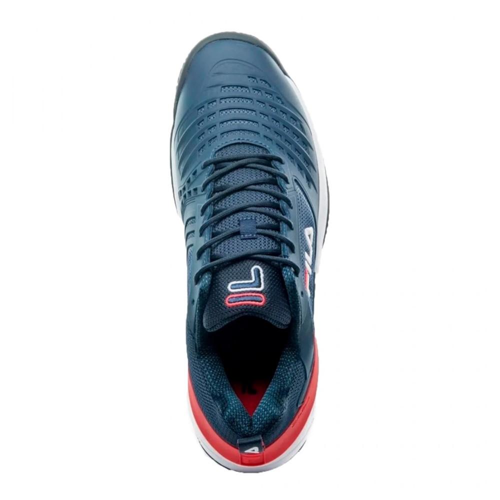 Fila Tenis Masculino Axilus Ace Clay Marino/Rojo/Blanco
