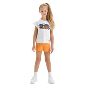 Diadora Conjuntos Junior Set Ss Sport Art Optical White