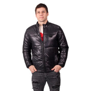 Fila Jacket Masculino Padded Double Black Shine/Black