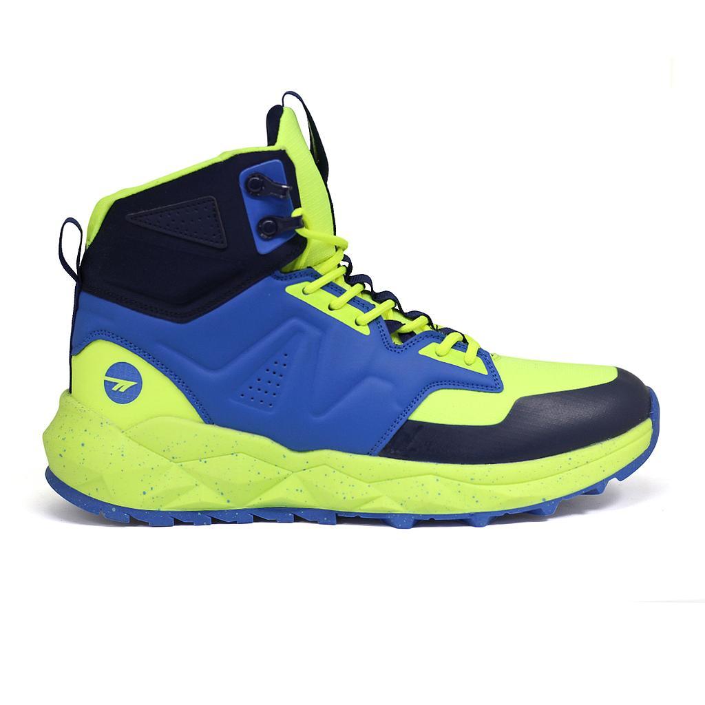 Hitec Deportivos Masculino Hiking M Geo Sand Trail Mid Dk Blue/Med Blue/Yellow