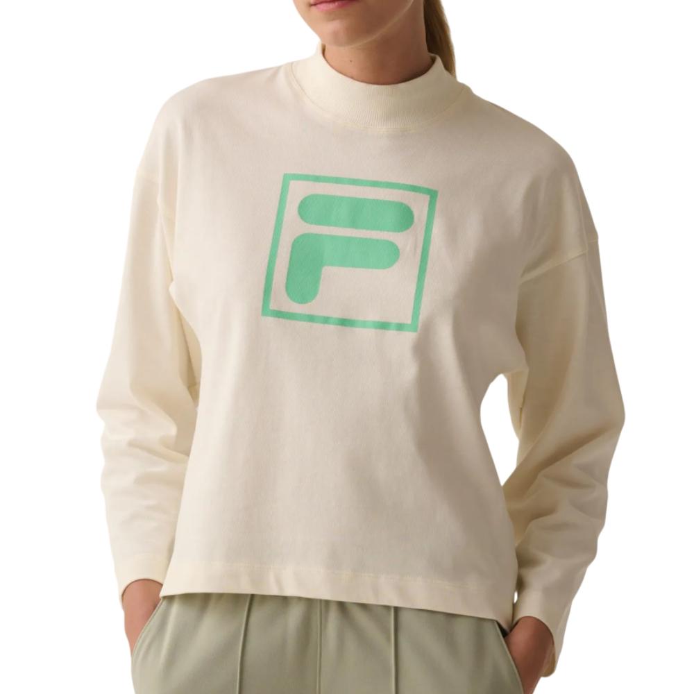 Fila Sueter Femenino Moda Coat White F Box II Off White Gardenia