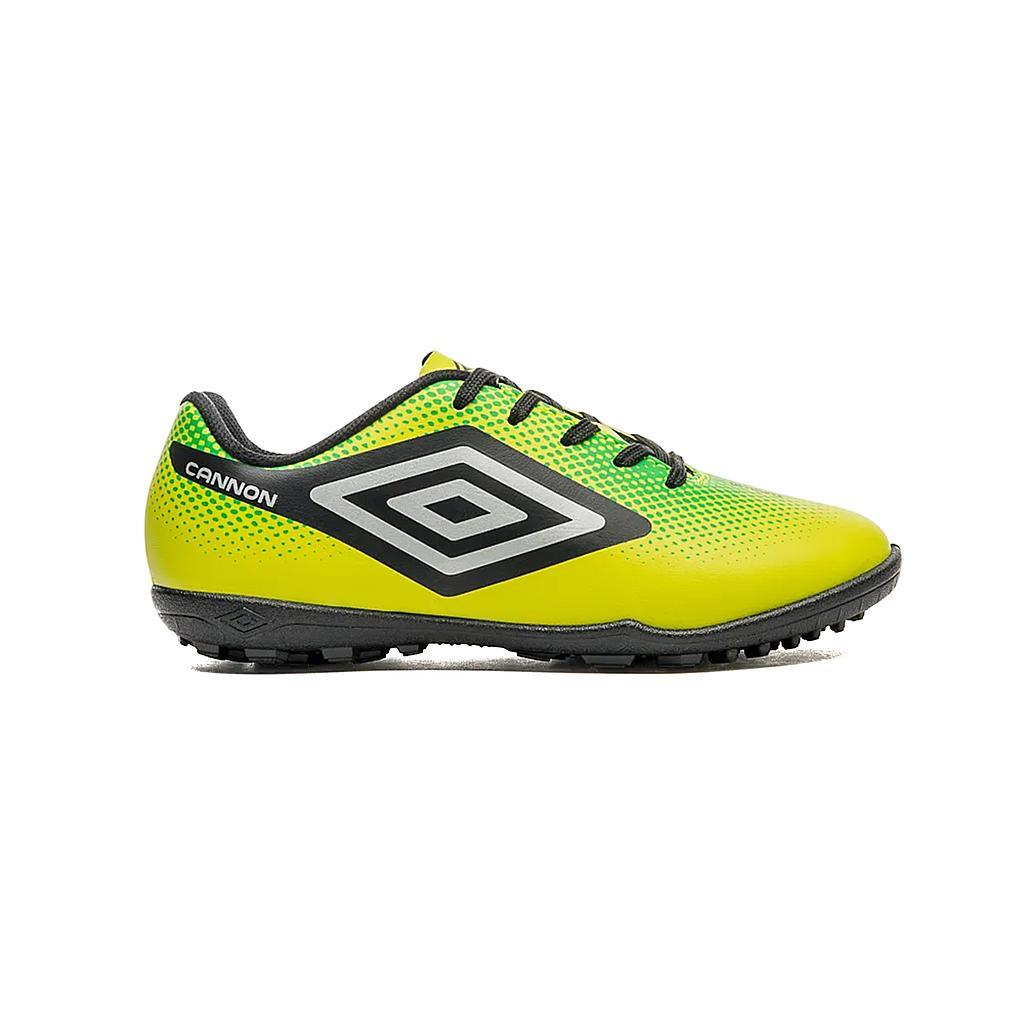 Umbro Society Niños Futbol Cannon Jr Verde Limao/Preto/Prata