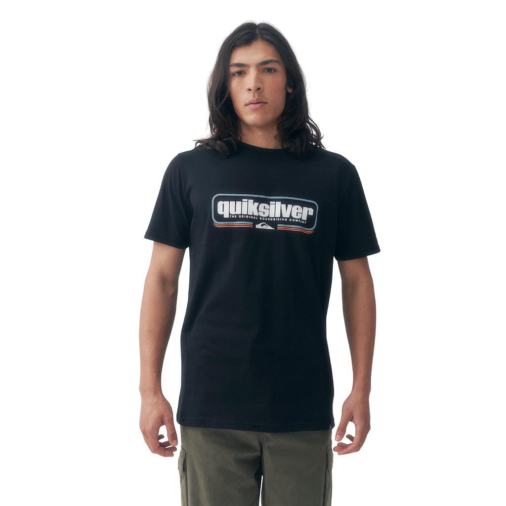 Quiksilver Remeras Masculino Moda Box Shaped Black