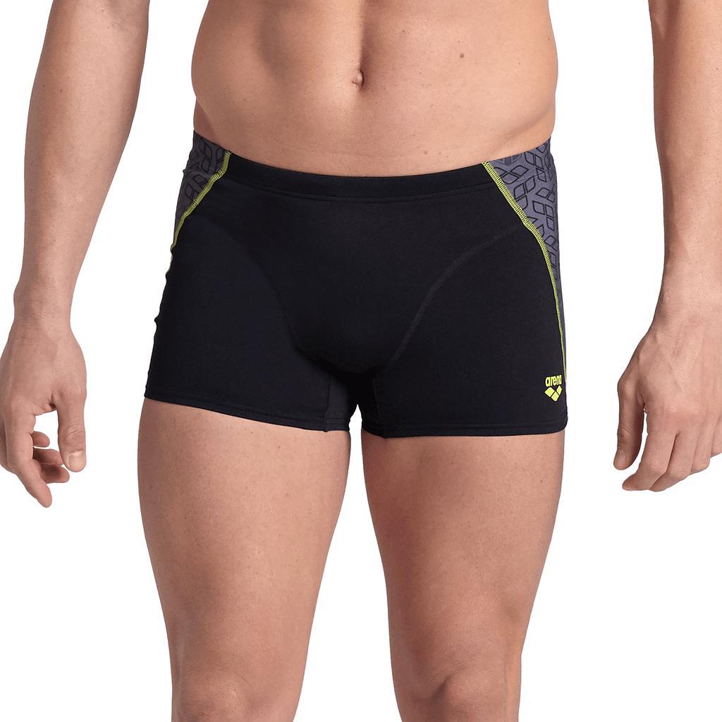 Arena Shorts Masculino Natacion Camo Kikko Swim Short Black Black Multi