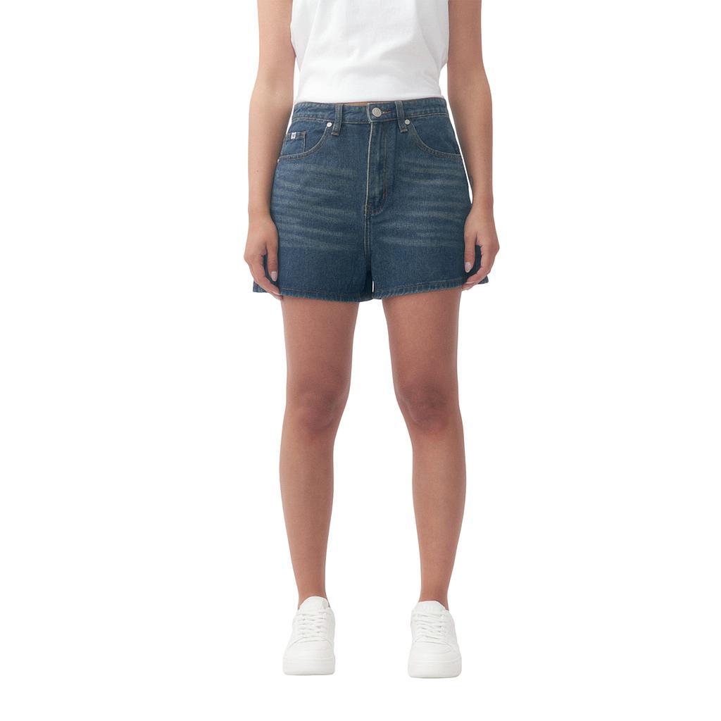 Roxy Shorts Femenino Moda Abril Oxid Blue