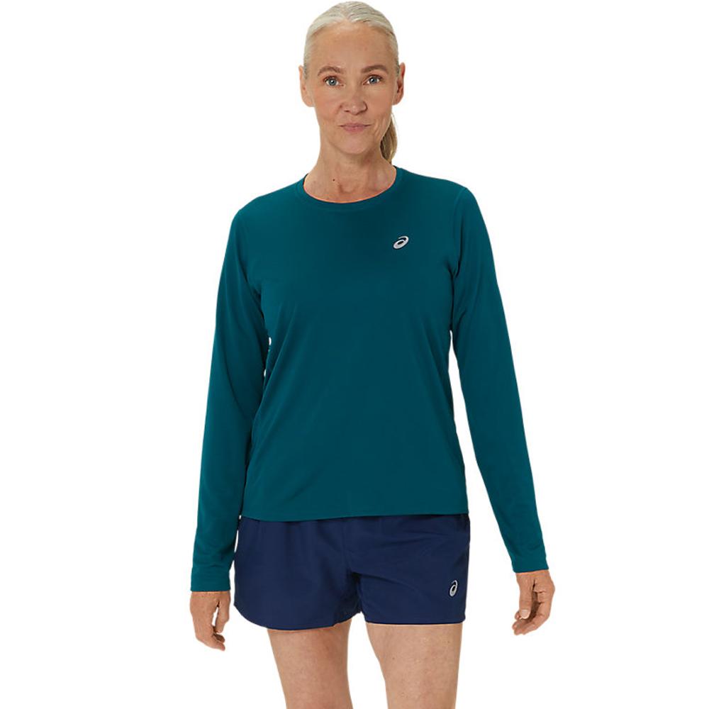 Asics Remeras mangas largas Femenino Running Silver Ls Top Rich Teal