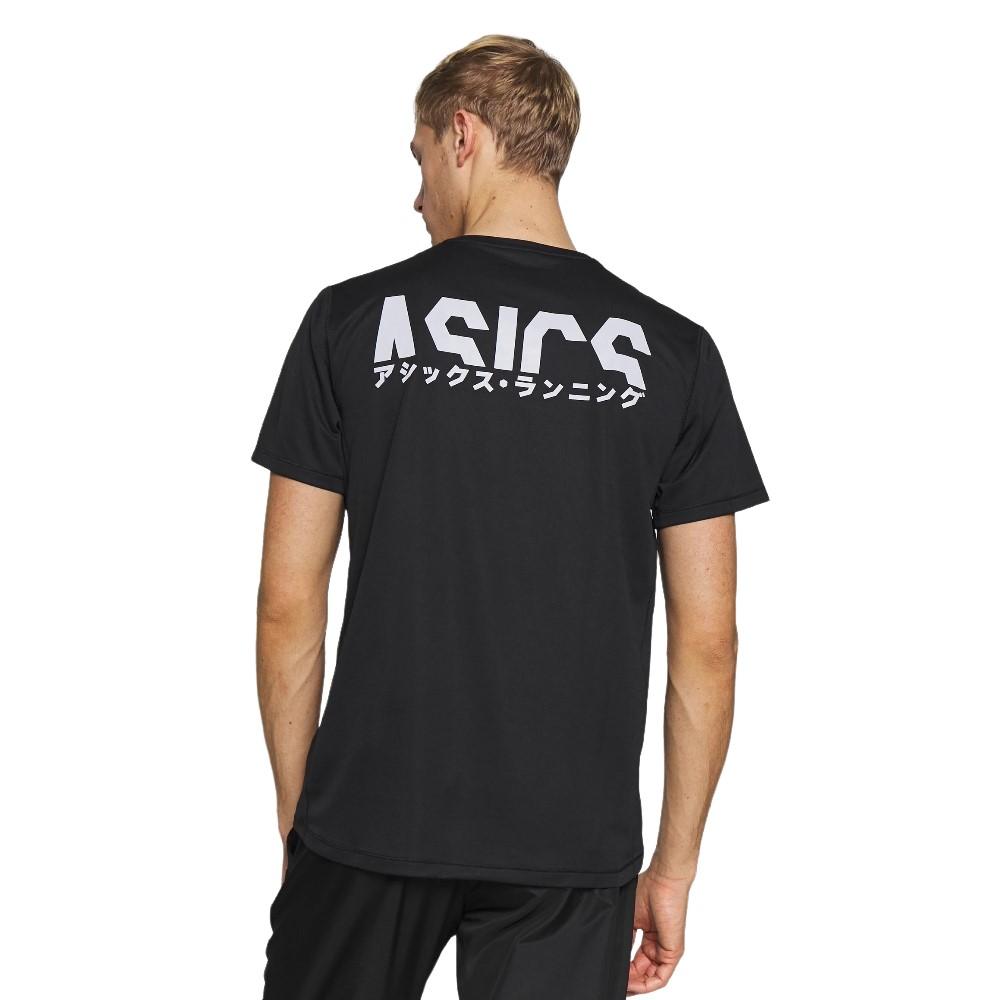 Asics T-Shirt Masculino Katakana Short Sleeved Top Black
