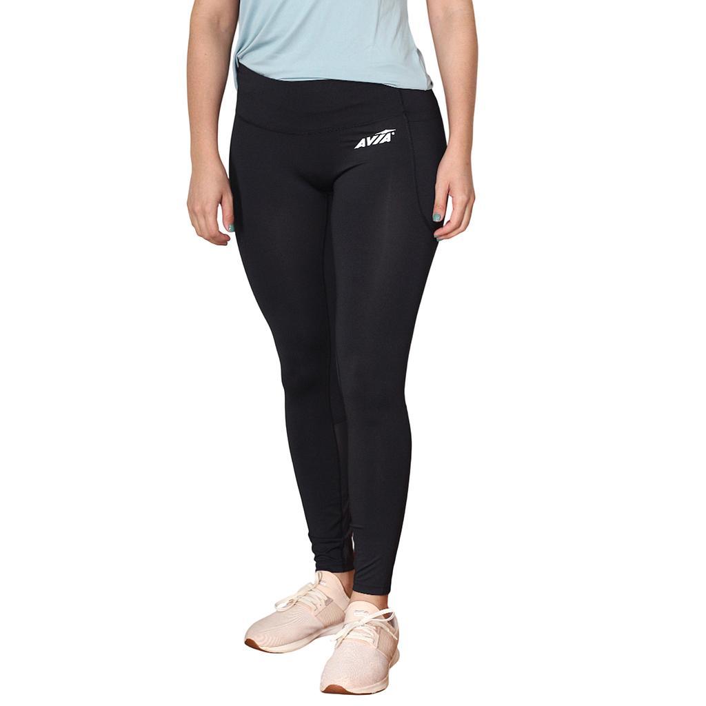 Avia Calzas Femenino Running Queens Long Tight Black