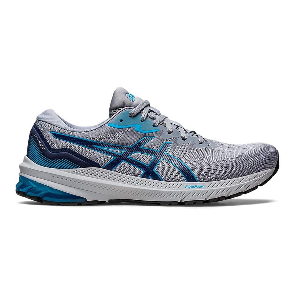 Asics Deportivos Masculino Running Gt 1000 11 Piedmont Grey/Indigo Blue
