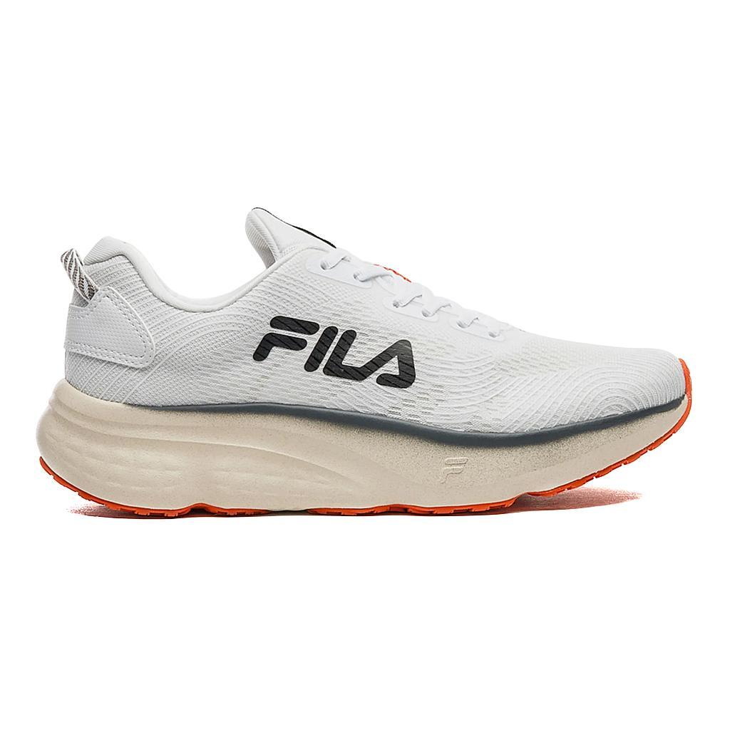 Fila Deportivos Masculino Running Maxximus White/Tangerine Tango/Black