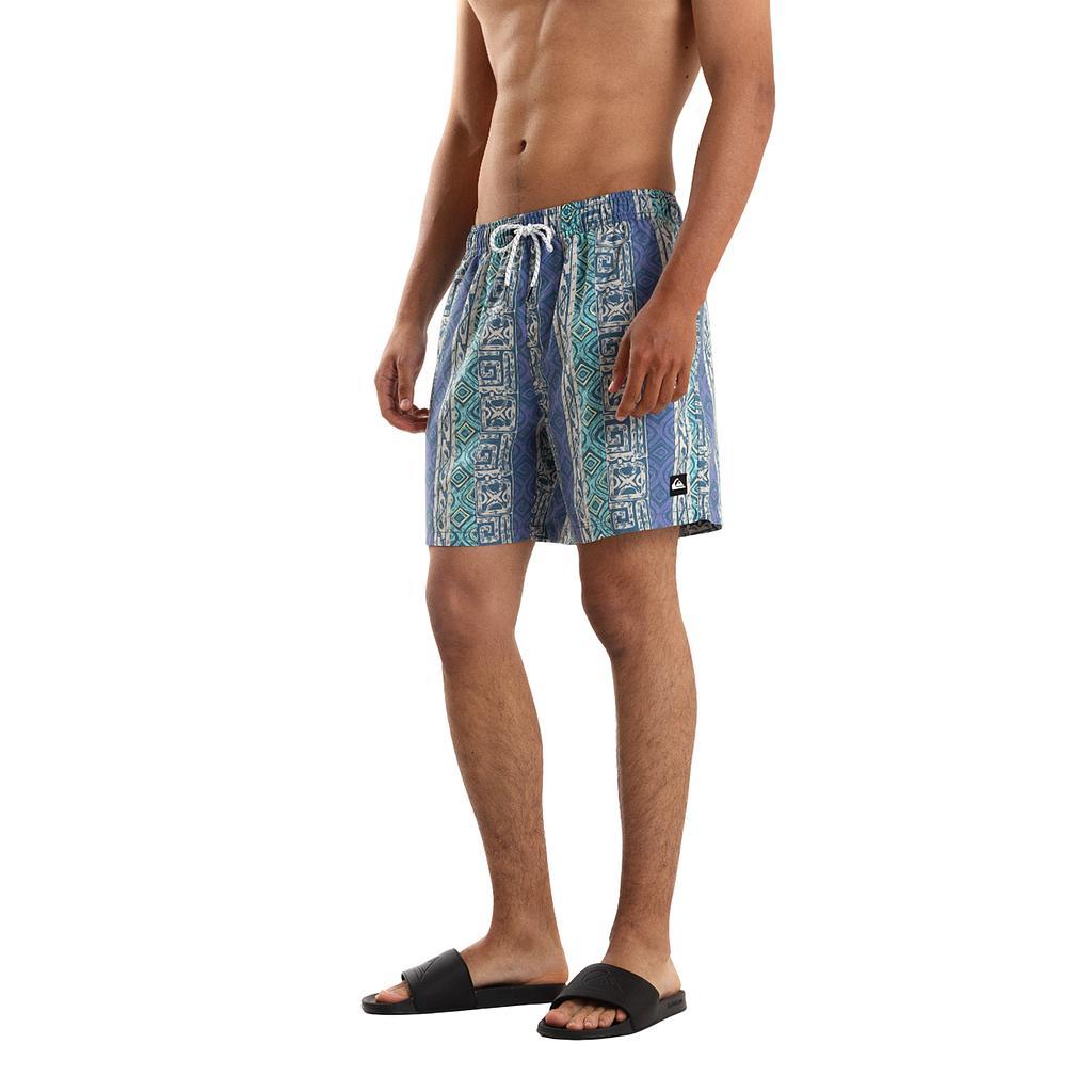 Quiksilver Shorts de Baqo Masculino Moda Volley Mercury