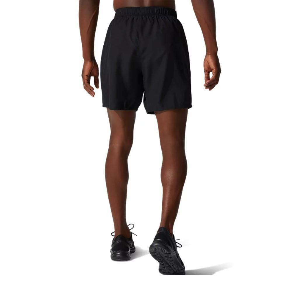 Asics Short Masculino Silver 7 Inch Black