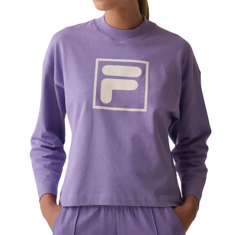 Fila Sueter Femenino Moda Coat White F Box II Bluish Violet