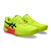 Asics Deportivos Masculino Tenis Gel Resolution 9 Clay Paris Safety Yellow/Black