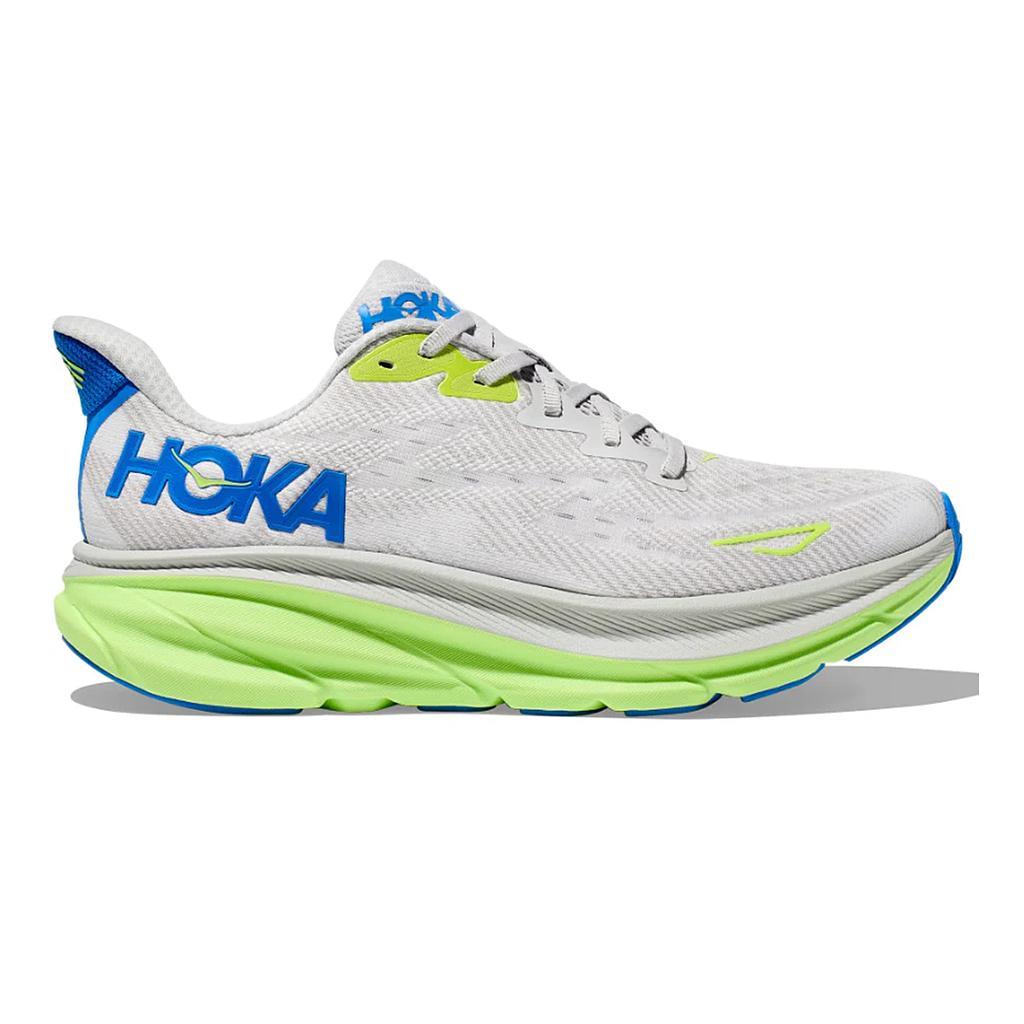 Hoka Deportivos Masculino Running Clifton 9 Stardust/Electric Cobalt