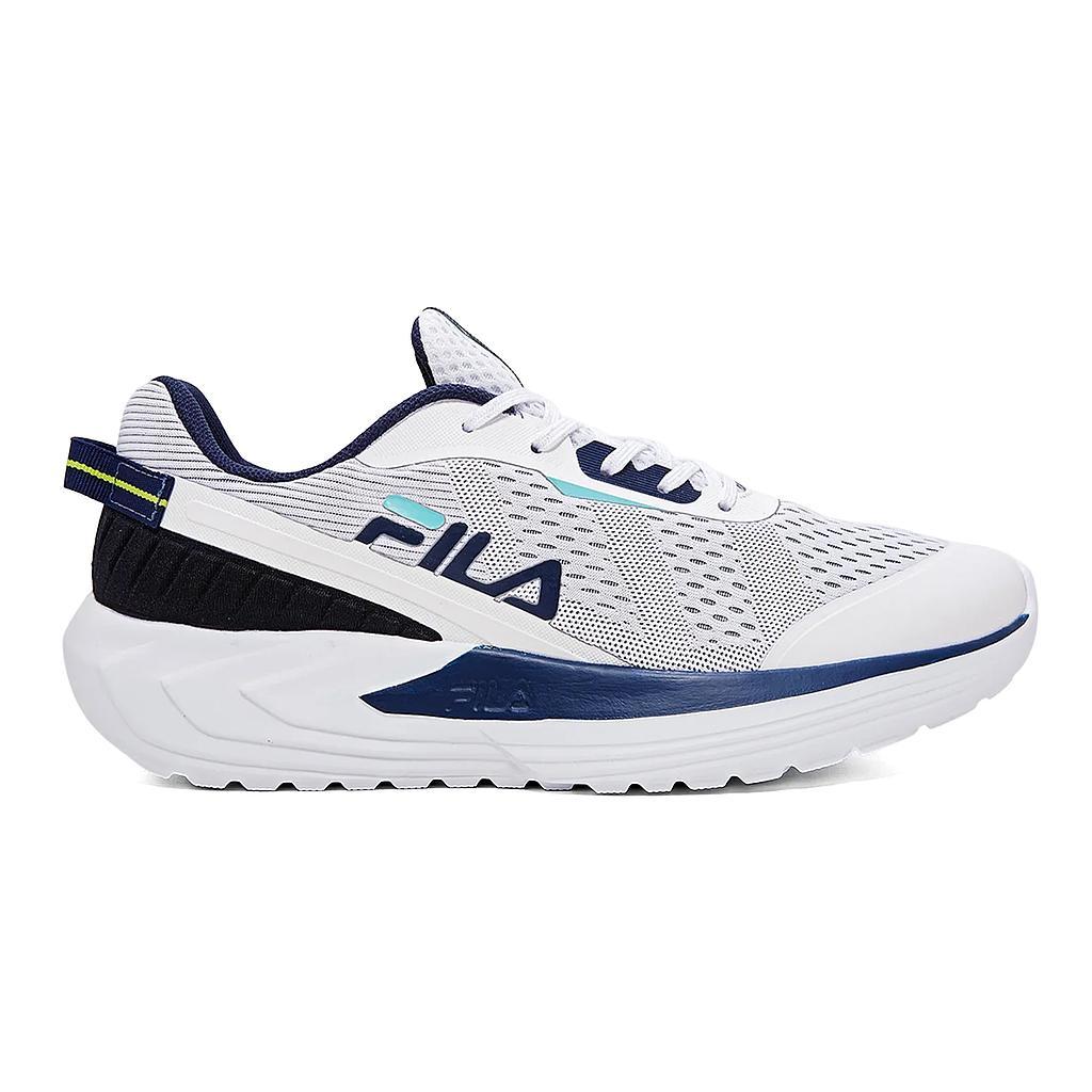 Fila Deportivos Masculino Running Diffusion White/Navy/Acid Lime