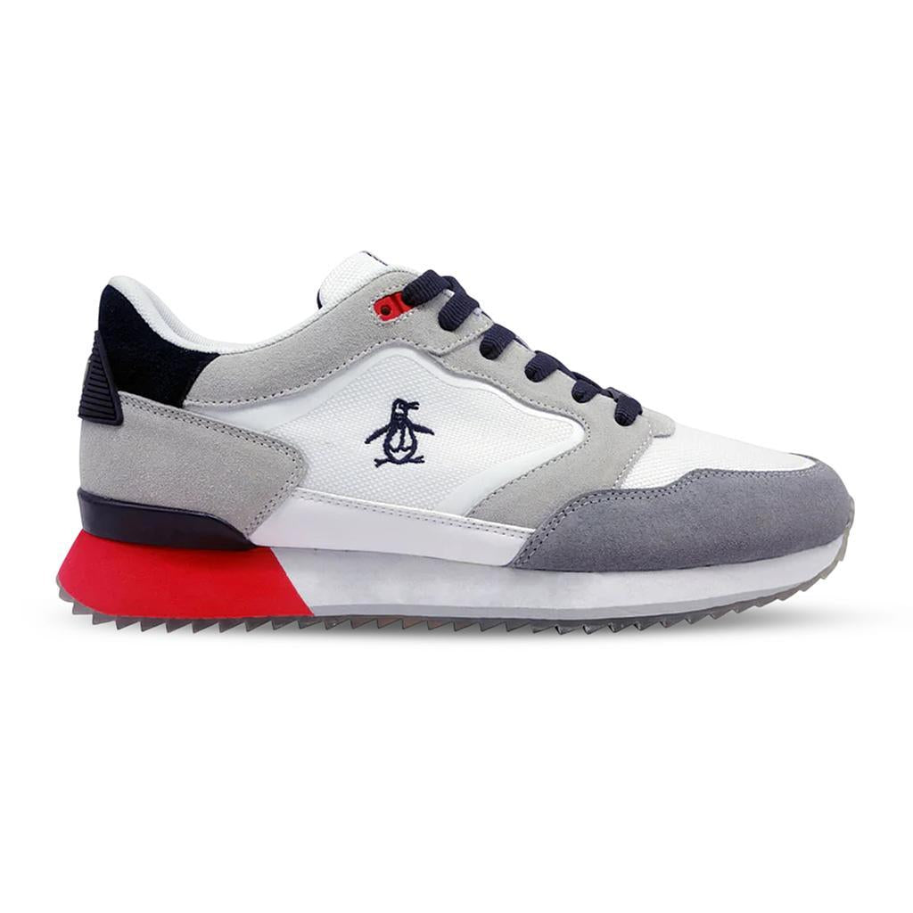 Penguin Lifestyle Masculino Moda Noles White/Grey/Red