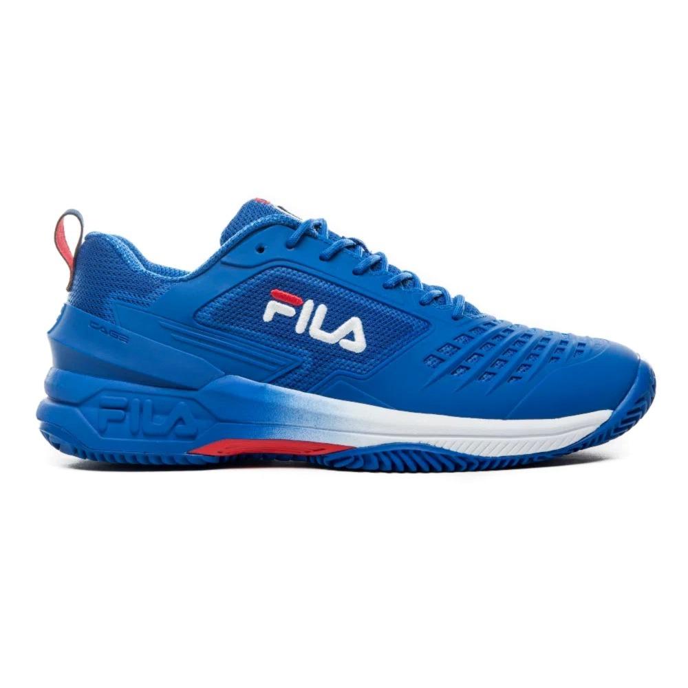 Fila Tenis Masculino Axilus Ace Clay Royal/Blanco/Rojo