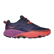 Hoka Running Femenino Speedgoat 4 Outer Space/Hot Coral