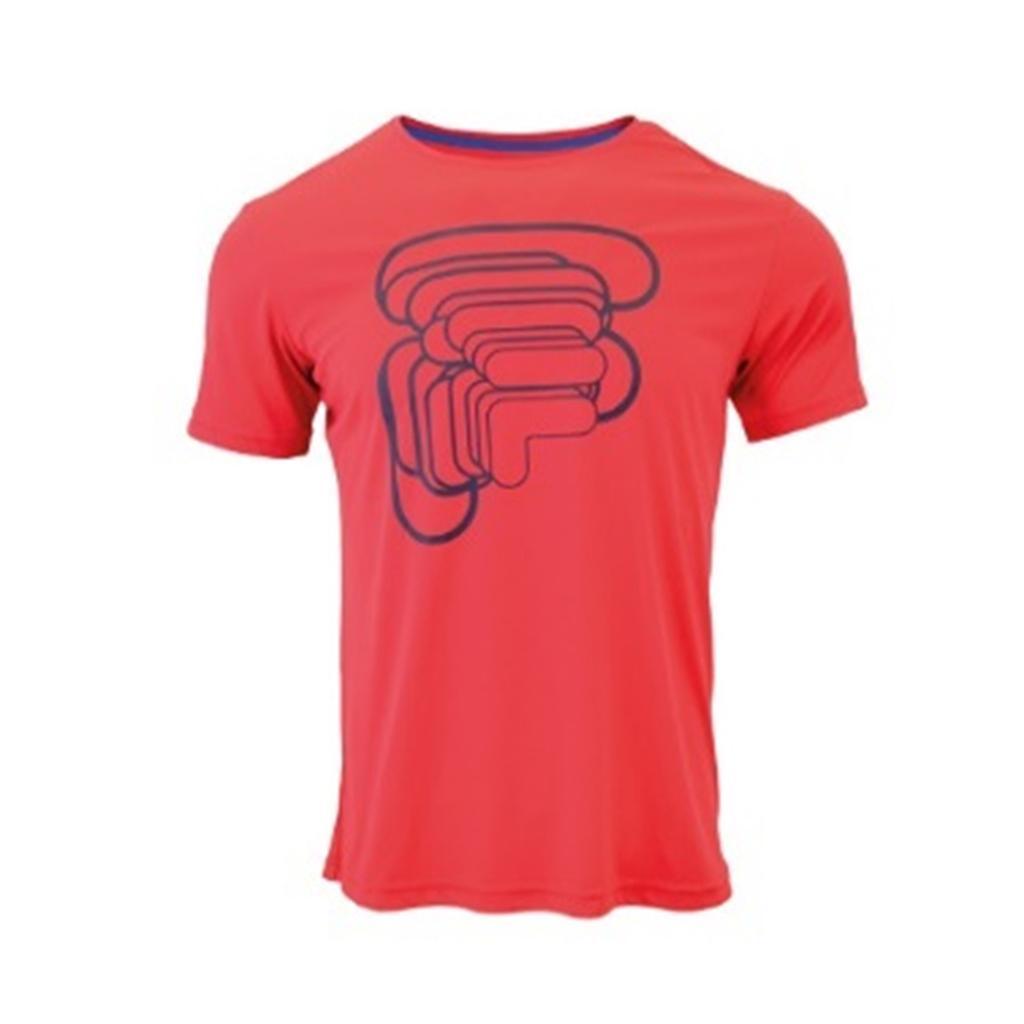 Fila Remeras Masculino Training T22134 Fila Red/Fila Navy