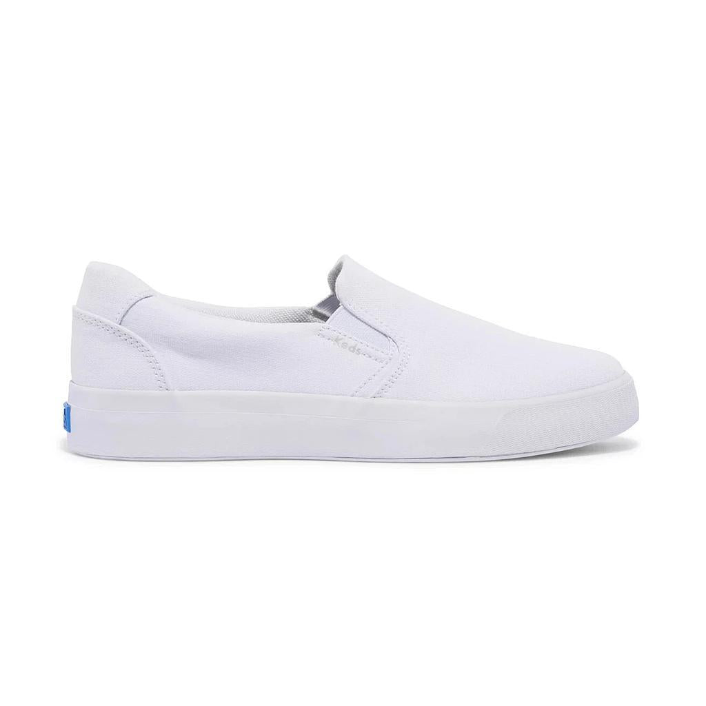 Keds Lifestyle Femenino Moda Pursuit Slip Canvas White