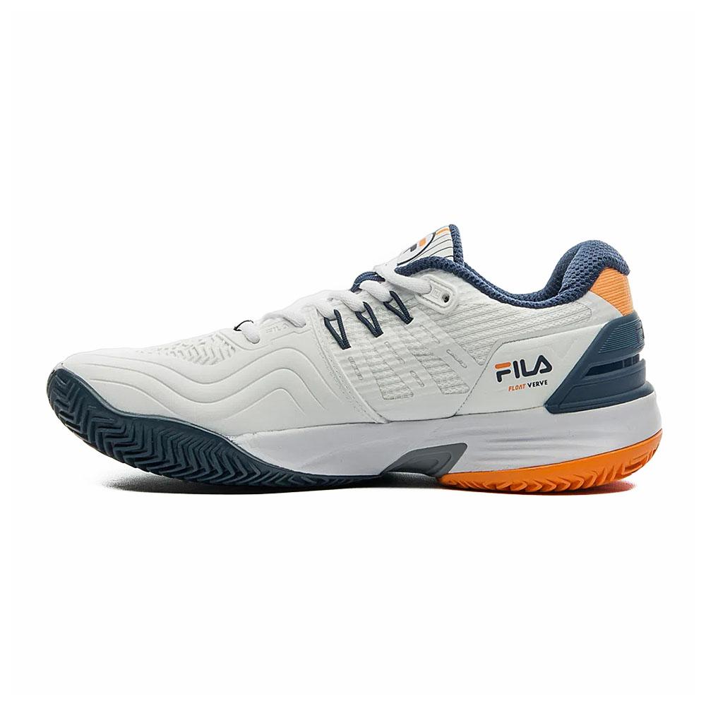 Fila Masculino Tenis Float Verve Clay Blanco/Tangerine/Marino