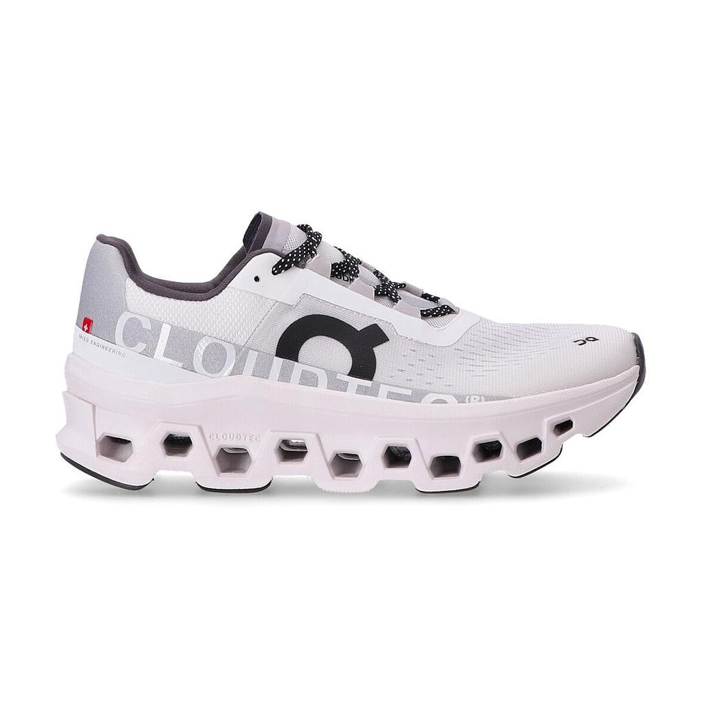 On Deportivos Femenino Running Cloudmonster All White