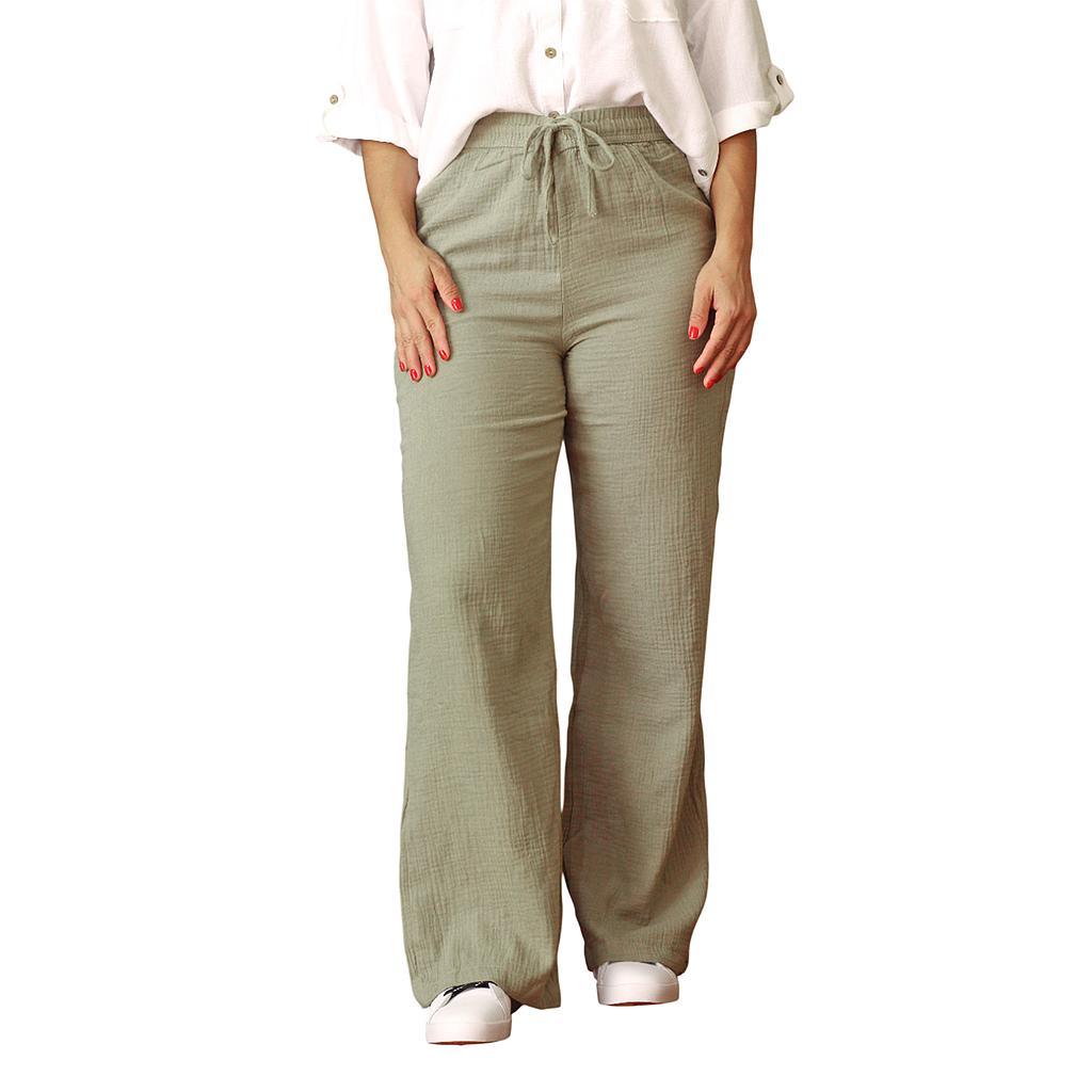 Roxy Pantalones Femenino Moda Kyoto Green