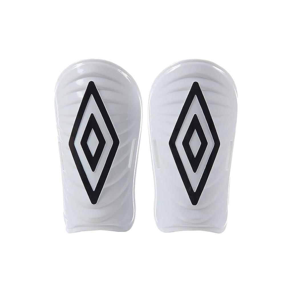 25044U-096 Umbro Canilleras Futbol Mini Slip Diamond White/Black