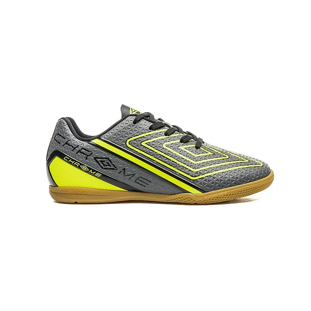 Umbro Indoor Niños Futbol Chrome Jr Grafite/Limao/Preto