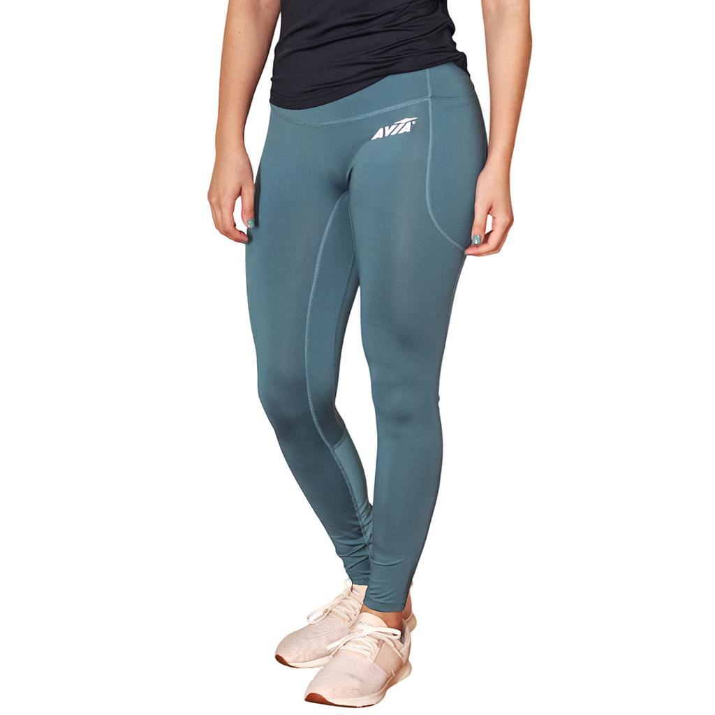 Avia Calzas Femenino Running Queens Long Tight Forest Green