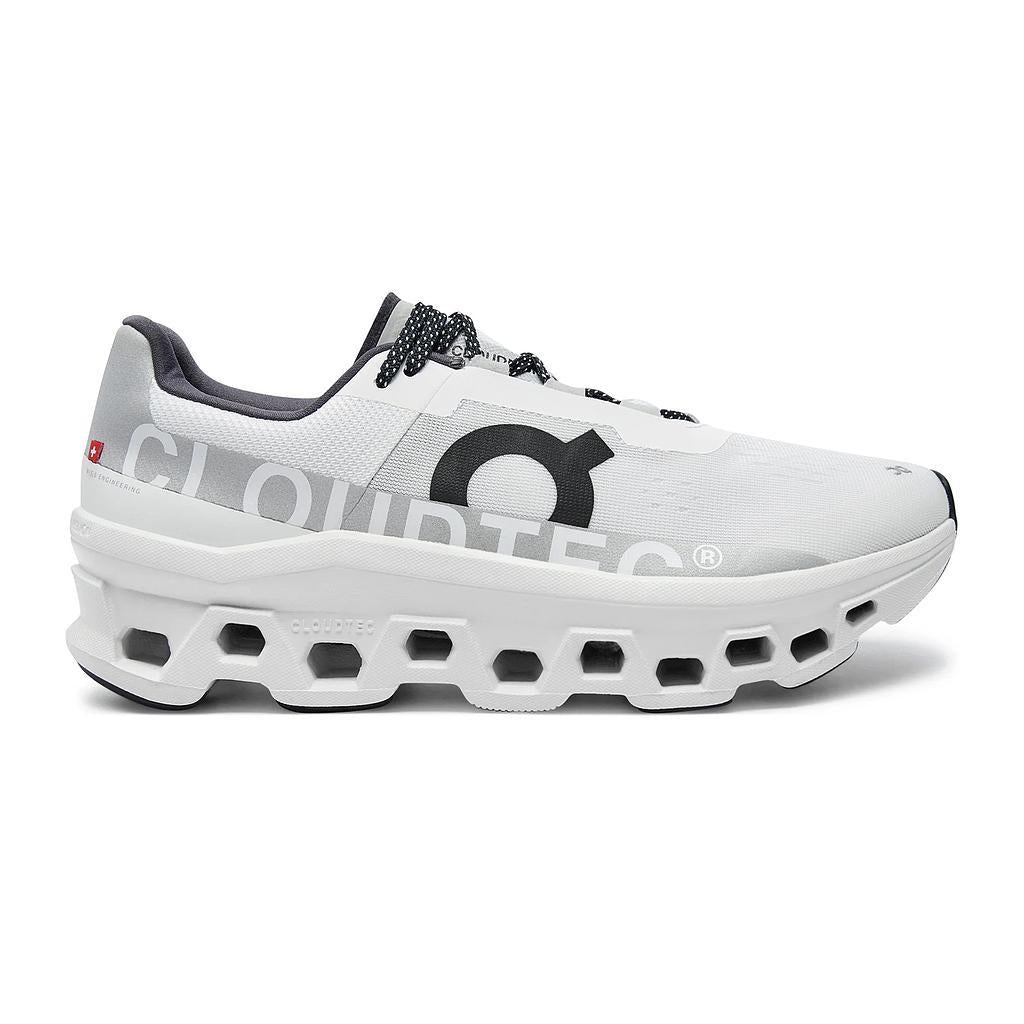 On Deportivos Masculino Running Cloudmonster All White