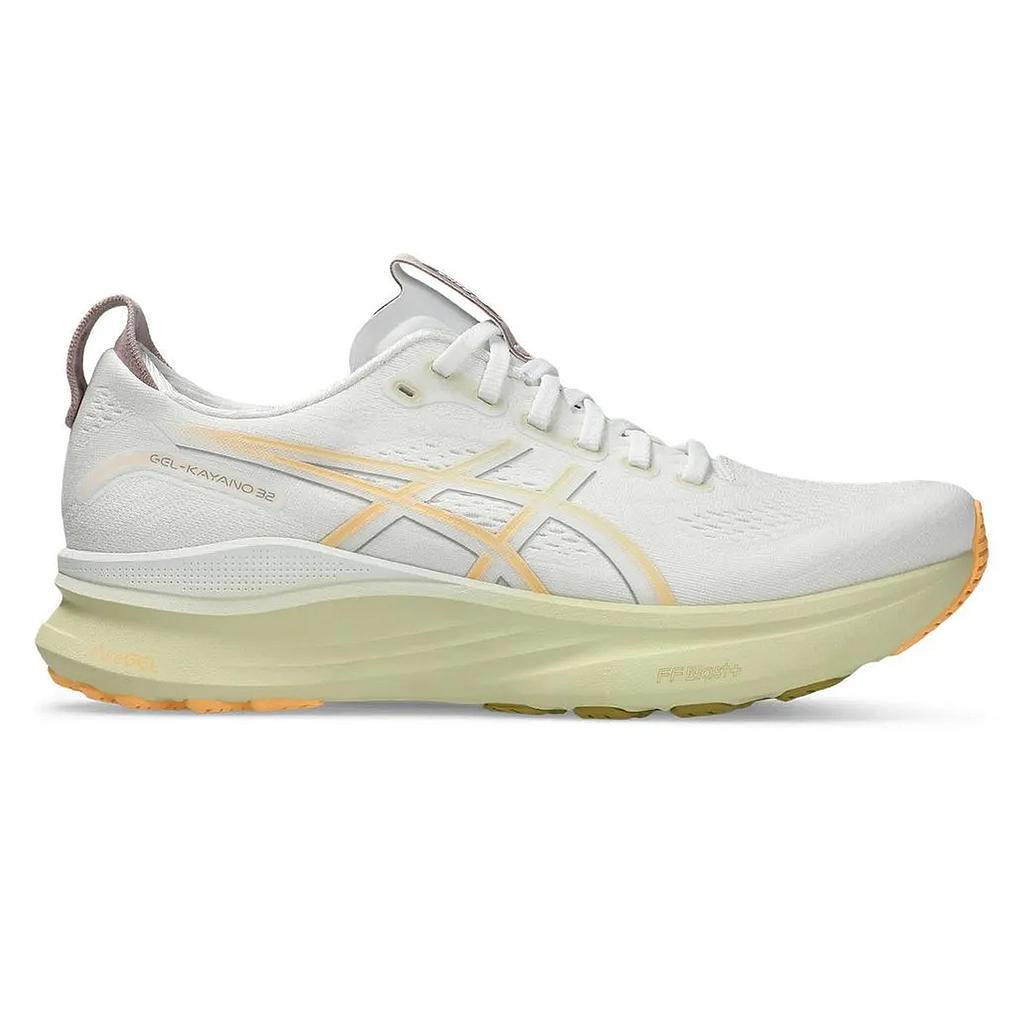 Asics Deportivos Masculino Running Gel Kayano 32 White/Orange Glow