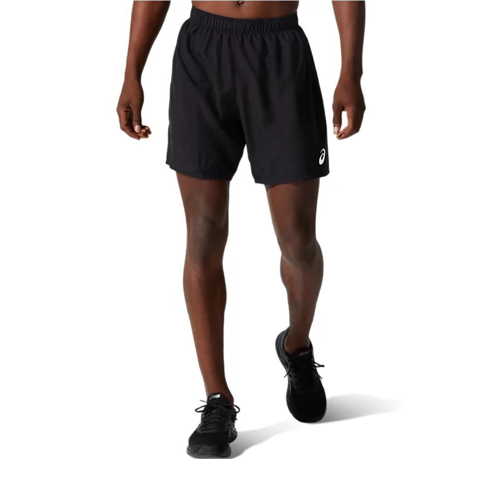 Asics Short Masculino Silver 7 Inch Black