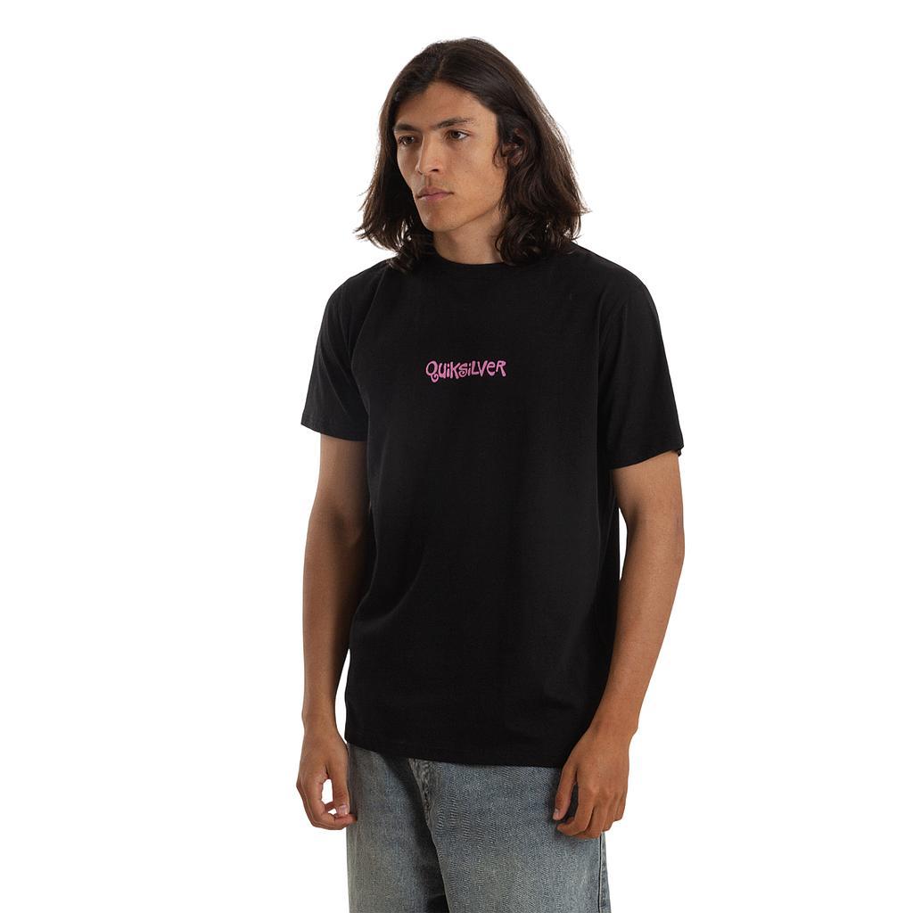 Quiksilver Remeras Masculino Moda Palm Island Black