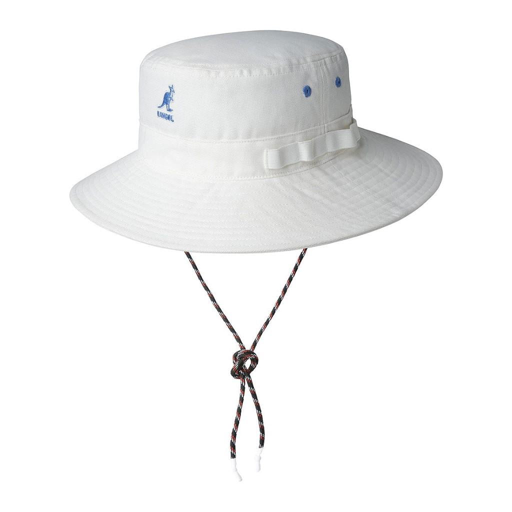 Kangol Sombrero Pescador Utility Cords Jungle Hat Off White
