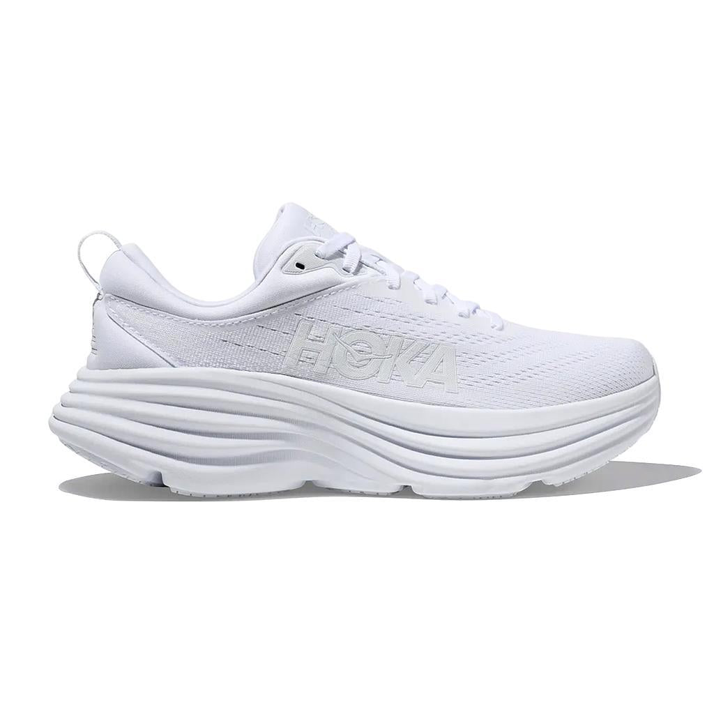Hoka Deportivos Masculino Running Bondi 8 White/White