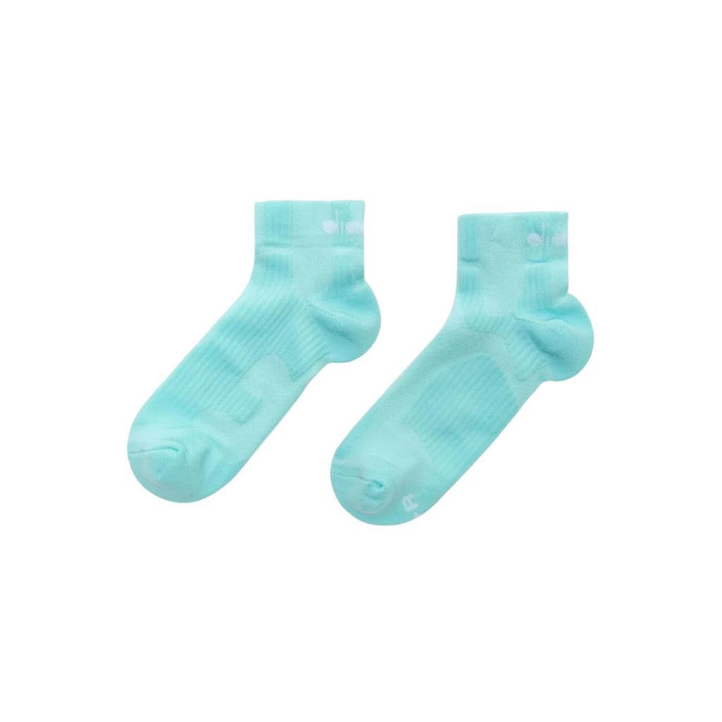 Diadora Medias Unisex Running Cushion Quarter Socks Aruba Blue
