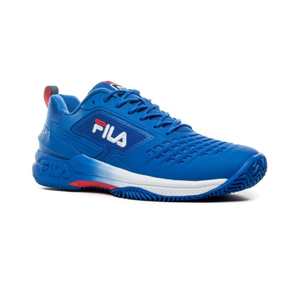 Fila Tenis Masculino Axilus Ace Clay Royal/Blanco/Rojo