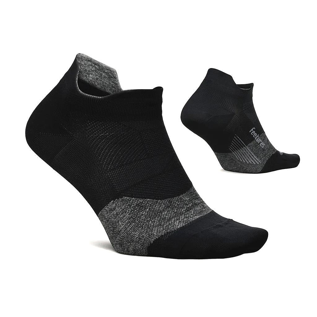 E5571593 Feetures Medias Unisex Running Elite Ultra Light No Show Tab Black