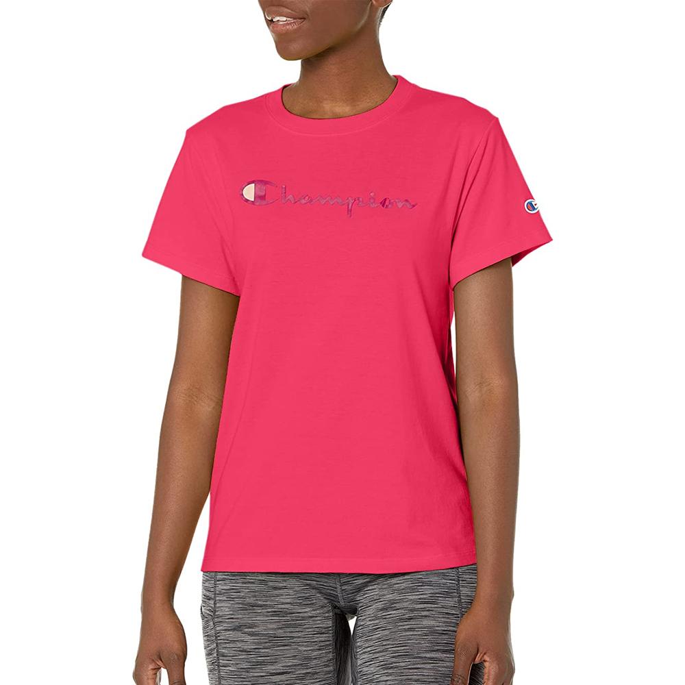Champion Femenino Jsy Ss Tee Pinky Peach