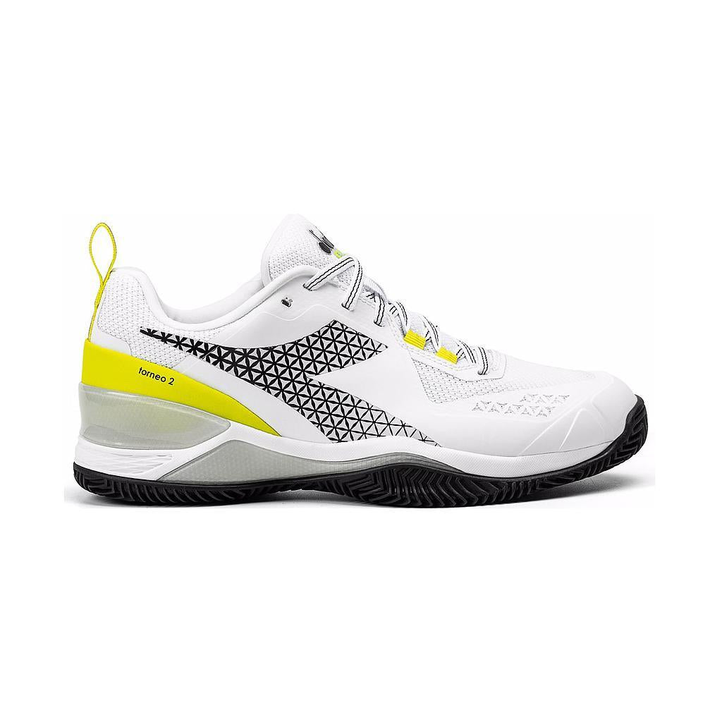 Diadora Deportivos Femenino Tenis Blushield Torneo 2 W Clay White/Black/Evening Primrose