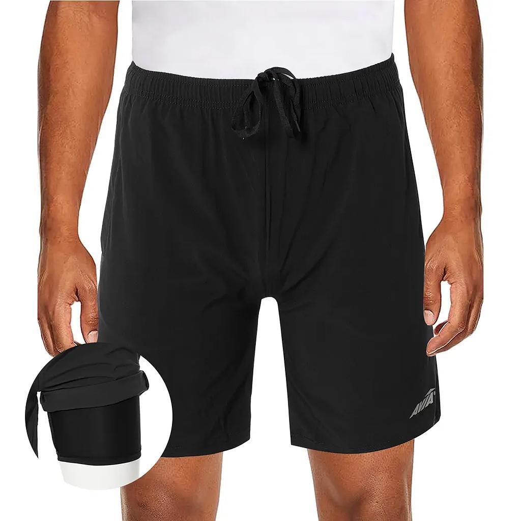 Avia Shorts Masculino Running Tucson 7 Spx Black